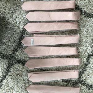 Tie bar blush herringbone 2.5 men’s ties